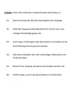 Vorschau - Arbeitsblätter - Vorgangsbeschreibung Merkwissen - Seite 1