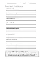 Vorschau - Arbeitsblätter - AB mit Fragen zum Thema "Banken" + Lösungsblatt - Deckblatt
