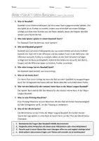 Vorschau - Arbeitsblätter - AB mit Fragen zum Thema "Baseball" + Lösungsblatt + Infografik - Seite 2