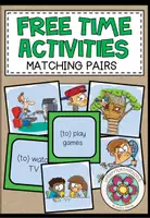 Vorschau - Spiele - FREE TIME ACTIVITIES - MATCHING PAIRS (2 Spiele) Hobbies - Deckblatt
