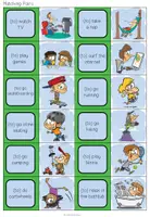 Vorschau - Spiele - FREE TIME ACTIVITIES - MATCHING PAIRS (2 Spiele) Hobbies - Seite 1