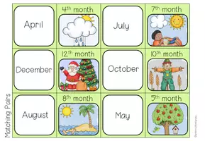 Vorschau - Spiele - MONTHS - MATCHING PAIRS - Seite 2