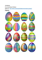 Vorschau - selbst erstellte Cliparts/Grafiken - 100 Cliparts: Ostereier - Seite 1