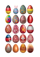 Vorschau - selbst erstellte Cliparts/Grafiken - 100 Cliparts: Ostereier - Seite 3