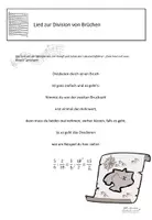 Vorschau - Spiele - Lied zur Sicherung der Division von Brüchen - Deckblatt