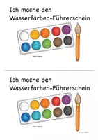 Vorschau - Arbeitsblätter - Materialpaket Wasserfarbe - Seite 3