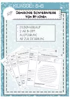 Vorschau - Stundenentwürfe - gemischte Schreibweise Bruchrechnung - Deckblatt