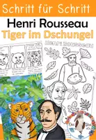 Vorschau - Stundenentwürfe - Komplettpaket Henri Rousseau - 2 Kunstprojekte und Flipbook - Seite 1