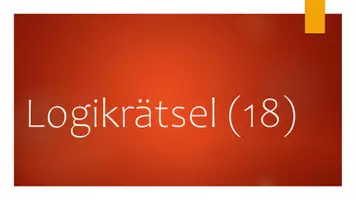 Vorschau - Quiz - Logikrätsel (18) - Deckblatt