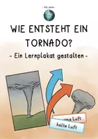 Vorschau - Poster - Ein Lernplakat gestalten: Wie entsteht ein Tornado? - Deckblatt