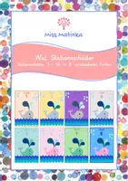 Vorschau - Stationenlernen - Materialpaket Walklasse Wal Schilder Stationsarbeit - Deckblatt