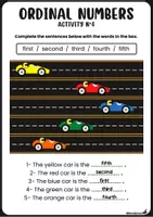 Aperçu - Jeux - Correction AP Ordinal numbers - Page 3
