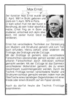 Vorschau - Arbeitsblätter - Max Ernst in der Grundschule; Künstler; Frottage - Seite 1