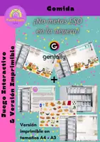 Vista previa - Juegos / Gamificación - Juego Interactivo e Imprimible - ¡No metas ESO en la nevera! - Portada