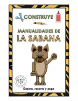 Vista previa - Manualidades / Dibujos para colorear - MANUALIDADES CONSTRUYE SABANA HIENA - Portada