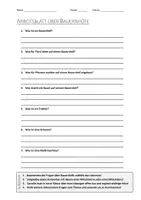 Vorschau - Arbeitsblätter - AB mit Fragen zum Thema "Bauernhof" + Lösungsblatt + Infografik - Deckblatt