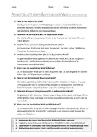 Vorschau - Arbeitsblätter - Lernposter + AB mit Fragen zum Thema "Bayerischer Wald" + Lösungsblatt + Infografik - Seite 3