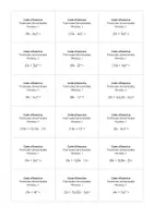 Aperçu - Cartes d'exercices - Formules binomiales - Carte d’Exercice #20#T - Page de couverture