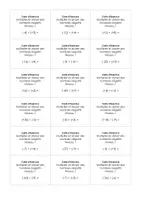 Aperçu - Cartes d'exercices - Multiplier et diviser des nombres négatifs - Carte d’Exercice #27#N - Page de couverture