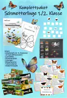 Vorschau - Arbeitsblätter - Komplettpaket Schmetterling 1./2. Klasse (2-fach differenziert) - Deckblatt
