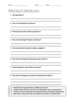 Vorschau - Arbeitsblätter - AB mit Fragen zum Thema "Belarus" + Lösungsblatt + Infografik - Deckblatt