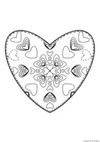 Vorschau - Mal- und Bastelvorlagen - Materialpaket: Herzen, Valentinstag, Muttertag, Vatertag - Seite 2