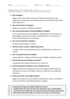 Vorschau - Arbeitsblätter - AB mit Fragen zum Thema "Belgien" + Lösungsblatt + Infografik - Seite 2
