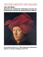 Vorschau - Arbeitsblätter - KUNSTSTUNDE: Jan van Eyck - Begründer des Tafelbildes in der Niederländischen Malerei - Seite 1