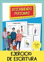 Vista previa - Hojas de trabajo - Describiendo Personas: ejercicio de escritura (Español) - Portada