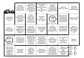 Vorschau - Arbeitsblätter - Kunst Abiturvorbereitung - Spiel - (Wissensabfrage, Austausch, ... ) - Deckblatt