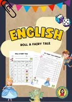 Vista previa - Hojas de trabajo - Roll a Fairy Tale Activity | Creative Writing - Portada