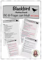 Vorschau - Stundenentwürfe - Blackbird: Fragenkatalog mit Lösung | HSAP 2023 - Deckblatt