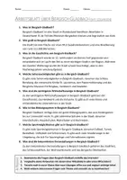 Vorschau - Arbeitsblätter - AB mit Fragen zum Thema "Bergisch Gladbach" + Lösungsblatt - Seite 1