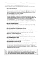 Vorschau - Arbeitsblätter - AB mit Fragen zum Thema "Berliner Mauer" + Lösungsblatt + Infografik - Seite 2