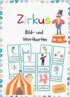 Vorschau - Poster - Zirkus - Bildkarten (DAF/DAZ) Flashcards - Deckblatt