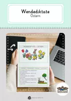 Vorschau - Merkblätter - Wendediktate - Ostern | US Letters + DIN A4 - Deckblatt