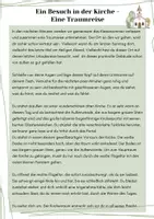 Vorschau - Arbeitsblätter - Ein Besuch in der Kirche - Eine Traumreise - Seite 1