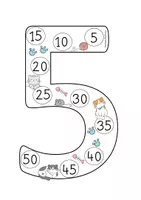Vorschau - Arbeitsblätter - Einmaleins mit 5 - Seite 3