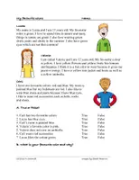 Vorschau - Text - My Favourite Colors English Reading: Englisch /Text /Farben - Deckblatt