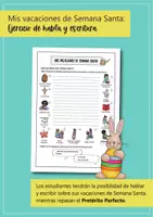 Vorschau - Arbeitsblätter - Vacaciones de Semana Santa: ejercicio / Ostern (Spanisch) - Seite 2