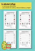 Vorschau - Arbeitsblätter - Vacaciones de Semana Santa: ejercicio / Ostern (Spanisch) - Seite 3