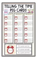 Vorschau - Spiele - Telling the Time - Peg Cards - Deckblatt