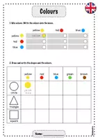Vorschau - Arbeitsblätter - Materialpaket: Colours - Seite 2