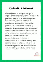 Vista previa - Hojas de trabajo - Mindfulness y Naturaleza | Plan de Clases (Las Plantas) y Actividades para Primaria (6-12 años) - página 2