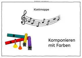 Vorschau - Arbeitsblätter - Komponieren ohne Noten für Boomwhackers, Klangbausteine und Klangglocken (Klettmappen und Arbeitsblätter) - Seite 3