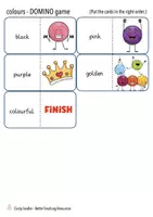 Aperçu - Jeux - colors American English domino game / jeu Anglais - Page 2