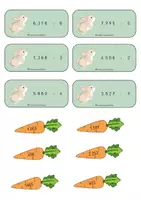 Vista previa - Refuerzo / NEE / Materiales de apoyo - Ficha operaciones divertidas de animales - página 2