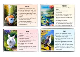 Vorschau - Spiele - Kannst du mich erraten? Ratespiel zu verschiedenen Tieren - Seite 1