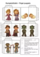 Vorschau - Mal- und Bastelvorlagen - Finger puppets: Rumpelstiltskin - Seite 2