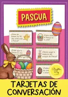 Vista previa - Tarjetas / Manipulativos - Pascua: tarjetas de conversación (español / ELE) - Portada